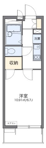 レオパレスエスペランサの間取り