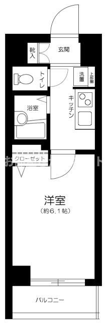 菱和パレス御茶ノ水湯島天神町【おとり物件なし】#学生・社会人にオススメ！初期費用分割払いOK！の間取り
