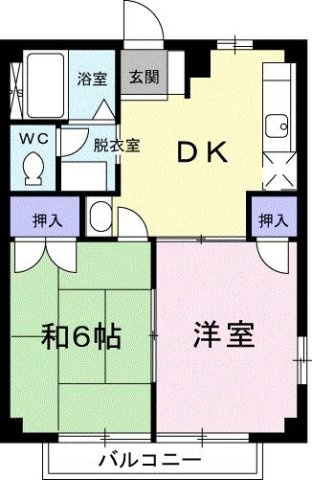 パストラルⅠの間取り