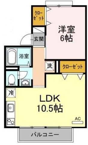 セジュール笹川の間取り