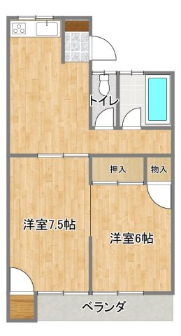 ゆうハイツⅠの間取り