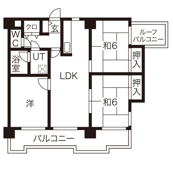 【間取り】 | グランドハイリス上社