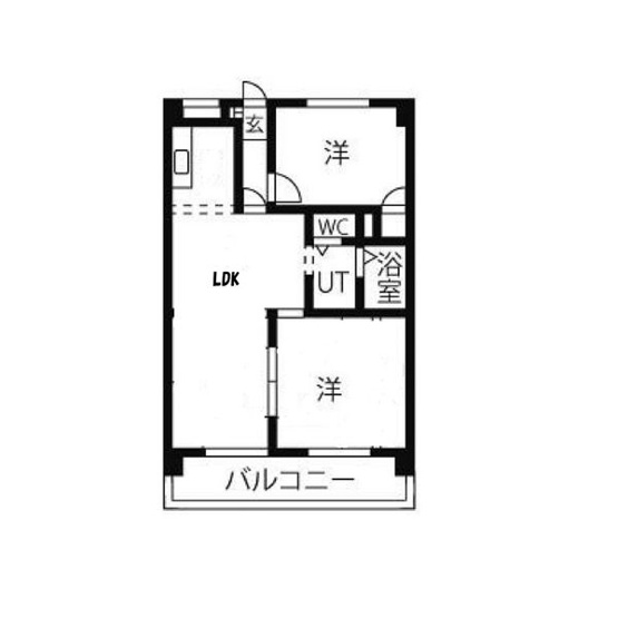 【間取り】 | ヒルハイツ桃山