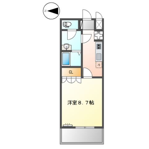 ルミナス松山の間取り