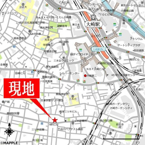 ラメール ウエスト の地図