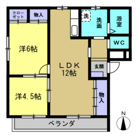 ロイヤルパレスFUKIの間取り