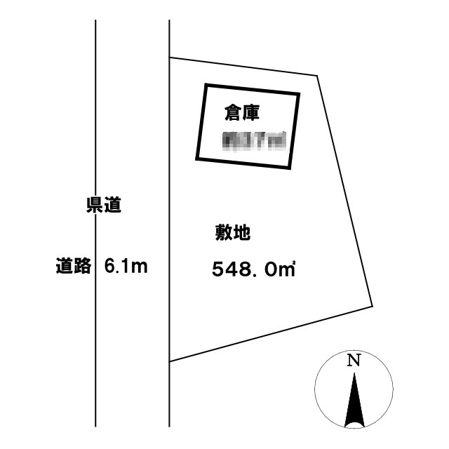 芝山町大台　売り倉庫の間取り