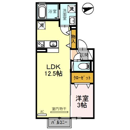 ベルメゾンの間取り