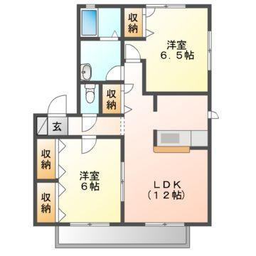 さにぃてらす０３参番館の間取り