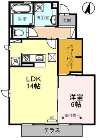 エステート西堀2の間取り