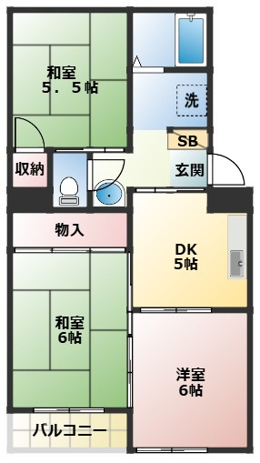 アルシュハルミNo.1の間取り