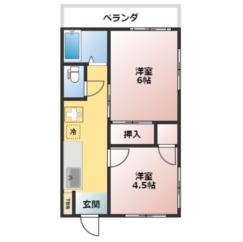 【間取り】 | 第一岸マンション