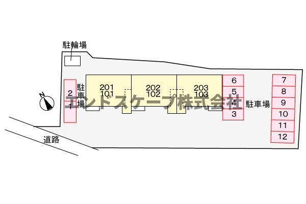 リセスレインの区画図|高崎、前橋のお部屋探しはエンドスケープまで！お客様の理想お聞かせ下さい♪
