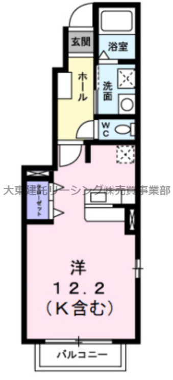 1階：１Ｋ