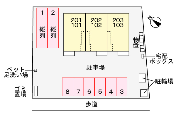 プロスパーの区画図