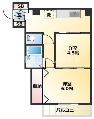 ときわマンション【おとり物件なし】#学生・社会人にオススメ！初期費用分割払いOK！の間取り