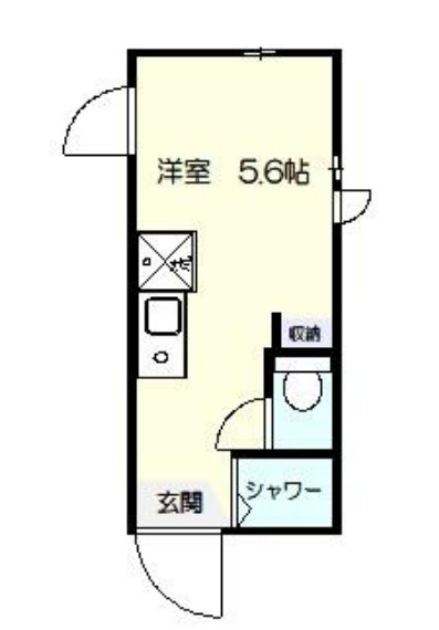 ルームズ中野B棟の間取り