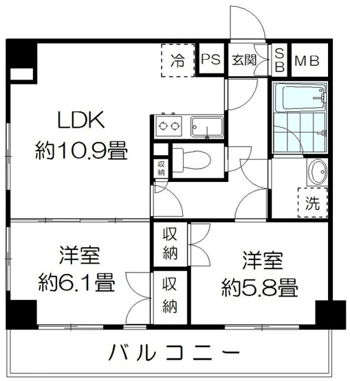 【間取り】 | レジデンス上野 | 間取り