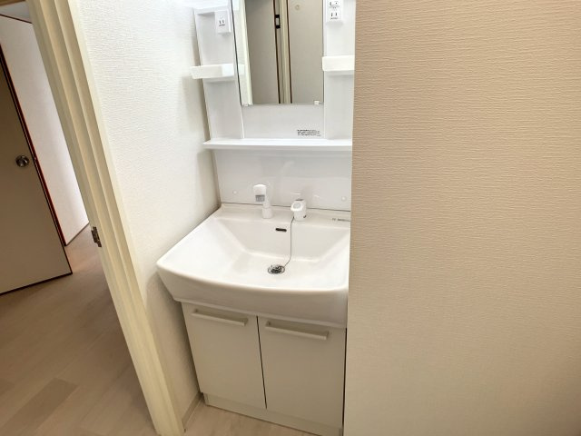 直方市大字頓野の賃貸マンションの洗面所