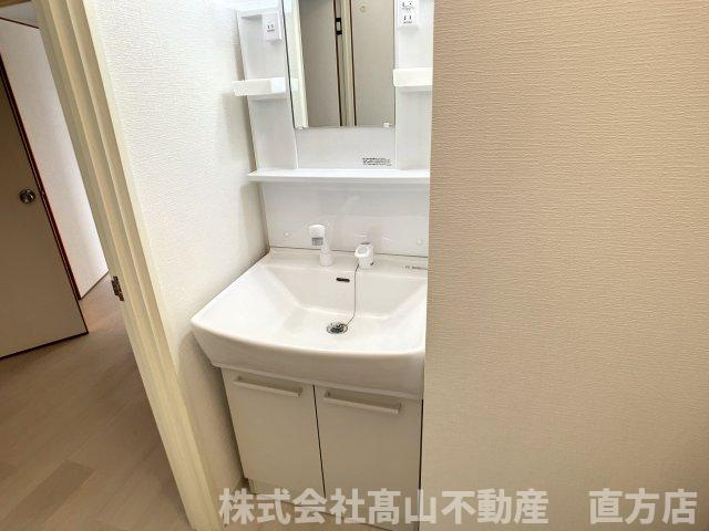 直方市大字頓野の賃貸マンションの洗面所
