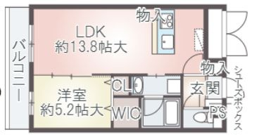 ソレイユ　サカエの間取り