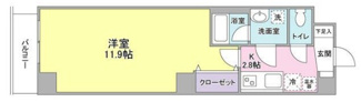 【間取り】 | クレール武蔵小杉 | 間取りです。