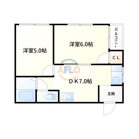 レジデンス三津屋の間取り|レジデンス三津屋　間取り