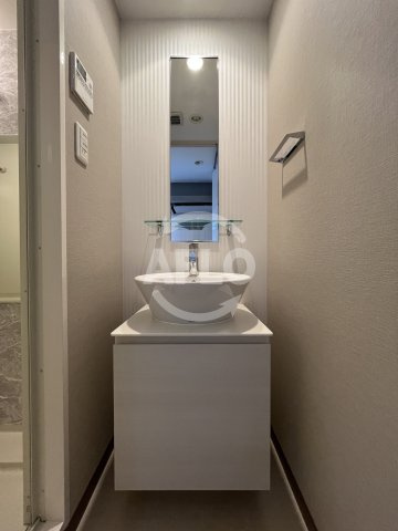 エスレジデンス江坂の独立洗面台|S-RESIDENCE江坂　洗面台
