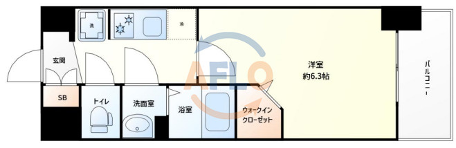 ファステート江坂ランウェイの間取り|間取り