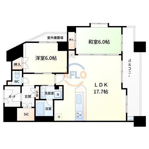 プレサンス新大阪ステーションフロントの間取り|間取り