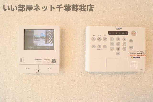おゆみ野中央６丁目アパートの設備|安心のホームセキュリティー＆TVモニターホンでセキュリティ面も安心！