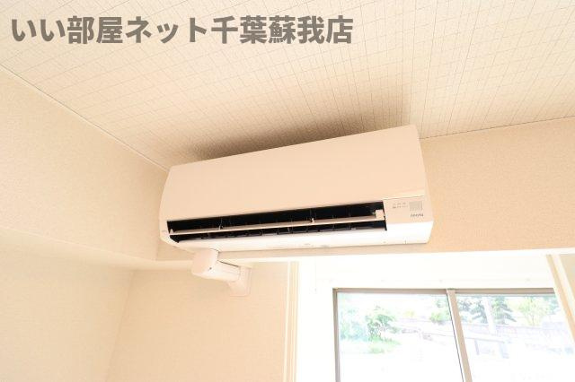 おゆみ野中央６丁目アパートの設備|エアコン