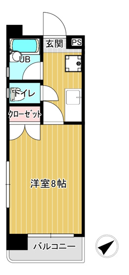 【間取り】 | ユニテック九品寺