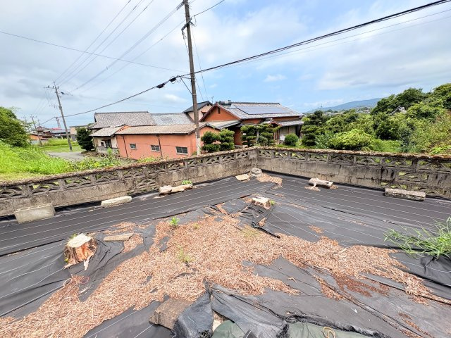 みやま市高田町田尻 敷地面積300坪以上　平屋の庭