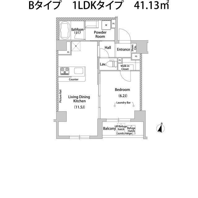 House Avenue 柿の木坂の間取り