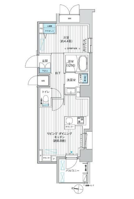 Gate127の間取り