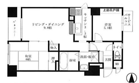ルイシャトレ大手前の間取り