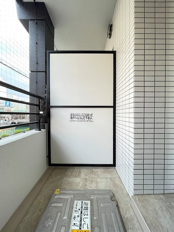 エンクレスト福岡のバルコニー