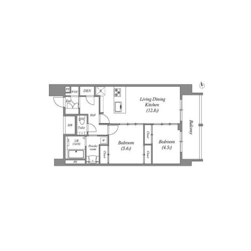 ArtizA瓦屋町Ⅰの間取り