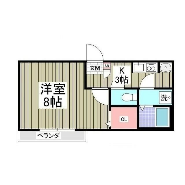 プランドール北大宮の間取り