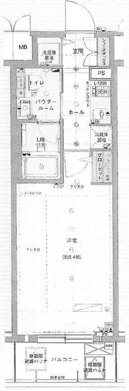 エスライズ梅田DOSHINの間取り
