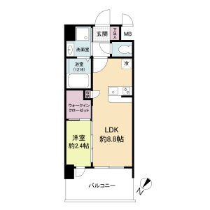 セレニテ神戸西アリエの間取り