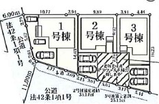 蓮田市藤ノ木第５　全３棟　２号棟の区画図