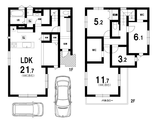 新築戸建の間取り