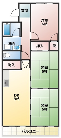 【間取り】 | パープルソシア