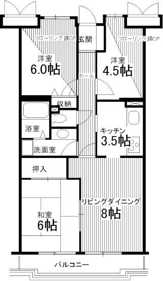 【間取り】 | アーバン・ヒルズ２１