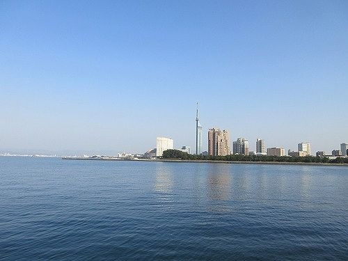 西福岡マリナタウンイーストコートの展望