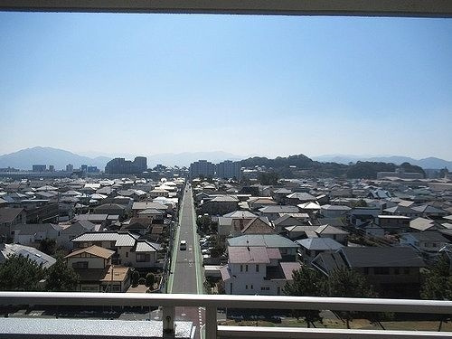 西福岡マリナタウンイーストコートのバルコニー