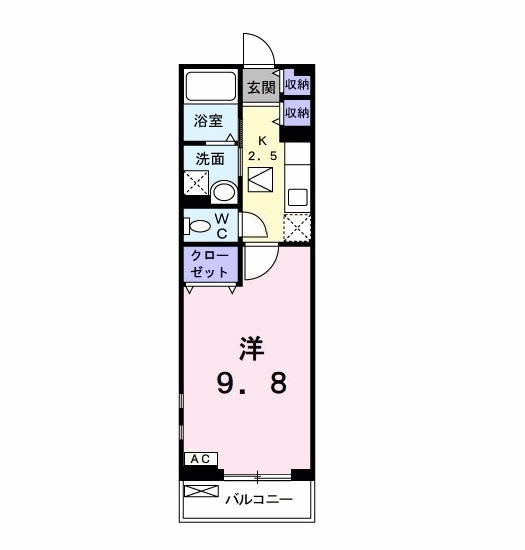 【間取り】 | ヴィラ　ジュネス