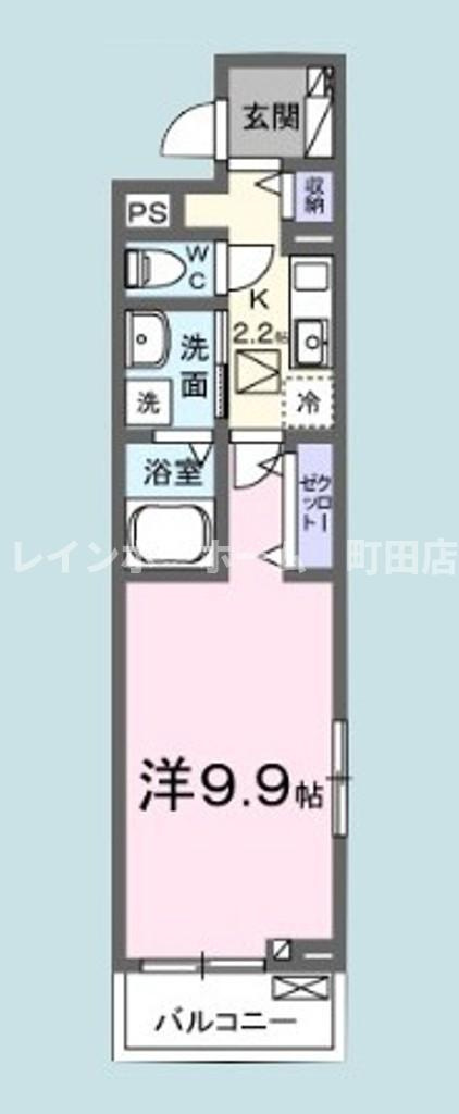 ブリュージュ　テラス※初期費用分割あと払いサービス利用可能物件の間取り